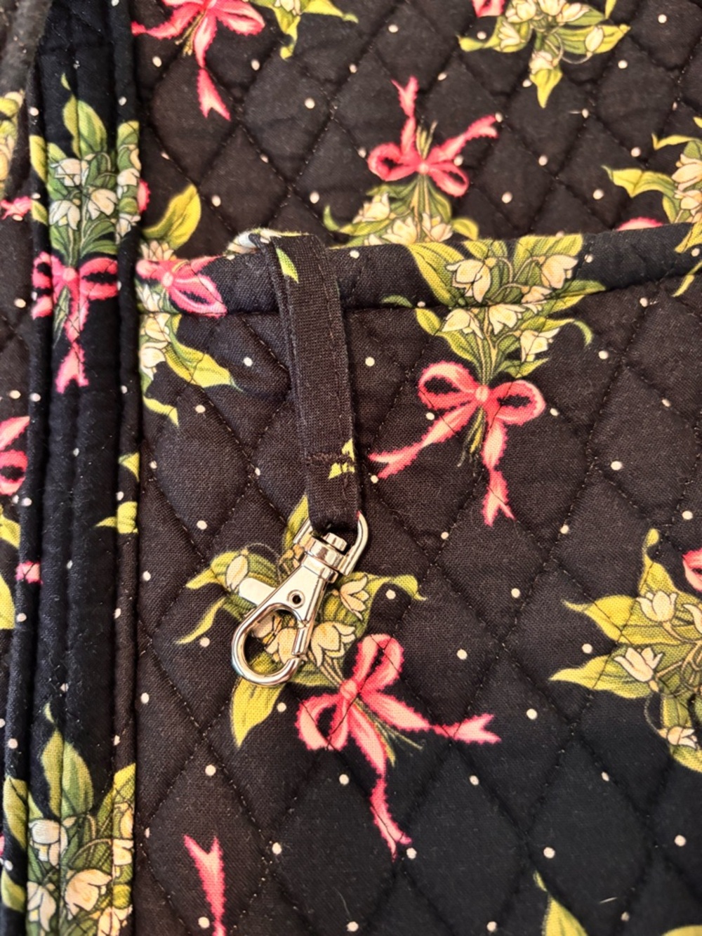 Vintage Vera Bradley large tote bag in the retired "New Hope" pattern - Picture 8 of 16
